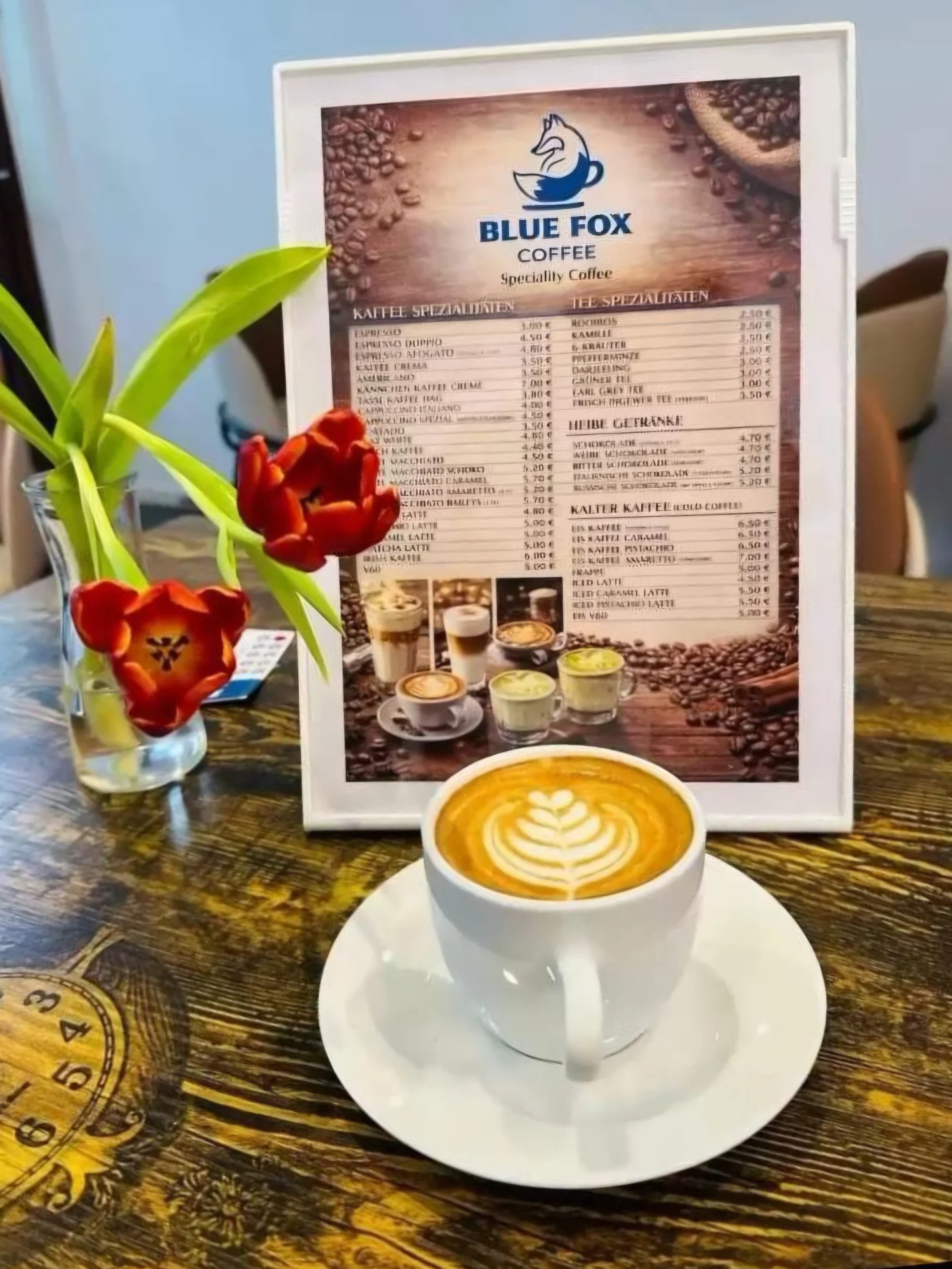 Specialty Coffee Menu